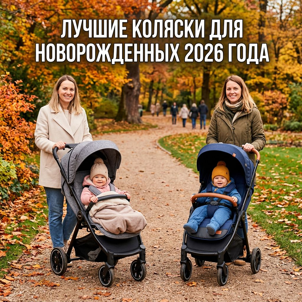 Лучшие коляски для новорожденных 2026 года: бренды и модели