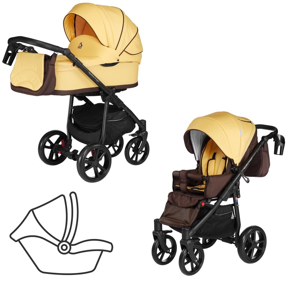 Коляска 3в1 Noordline Beatrice Sport Yellow