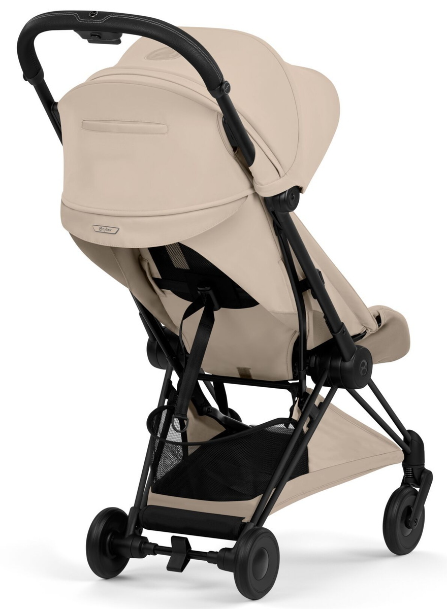 Прогулочная коляска Cybex Coya BLK Cozy Beige с дождевиком