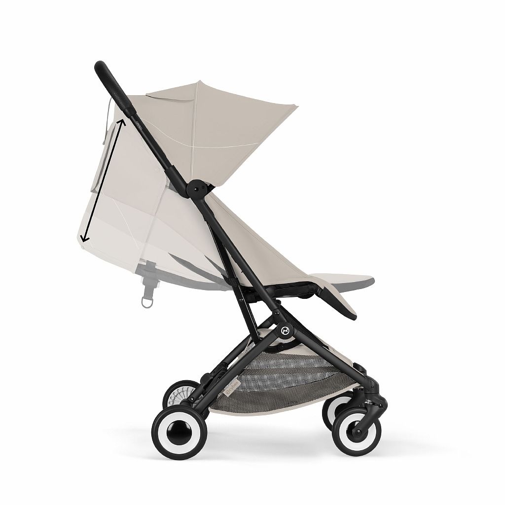 Прогулочная коляска Cybex Orfeo BLK 2026 (с дождевиком и бампером), Dune Grey цвет серый, для детей с 6 месяцев Прогулочная коляска Cybex Orfeo BLK 2026 (с дождевиком и бампером), Dune Grey