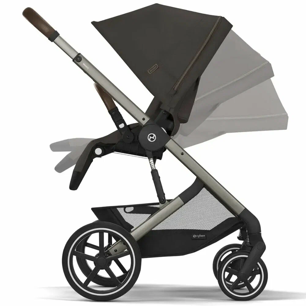 Прогулочная коляска Cybex Balios S Lux 2025 Chocolate Brown, в комплекте с дождевиком Прогулочная коляска Cybex Balios S Lux 2025 Chocolate Brown