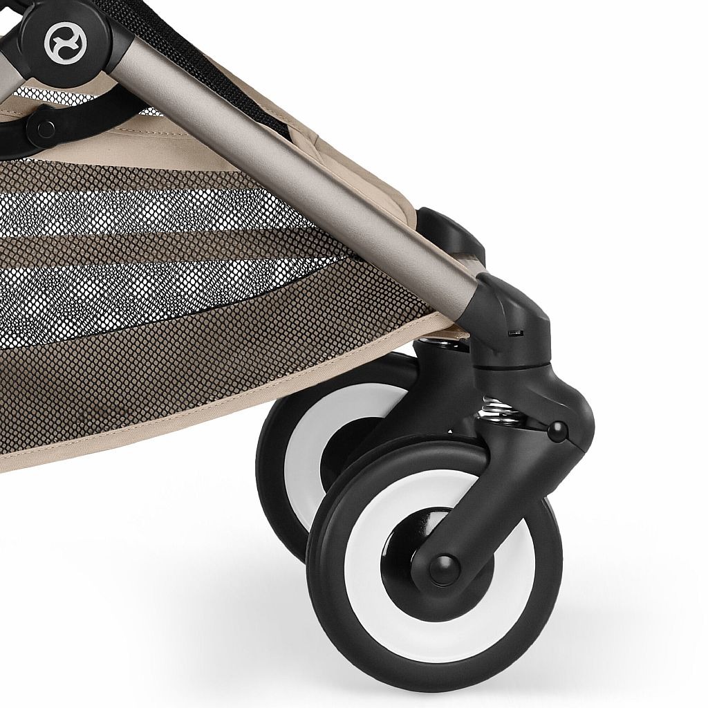 Прогулочная коляска Cybex Orfeo TPE 2026 (с дождевиком и бампером), Almond Beige