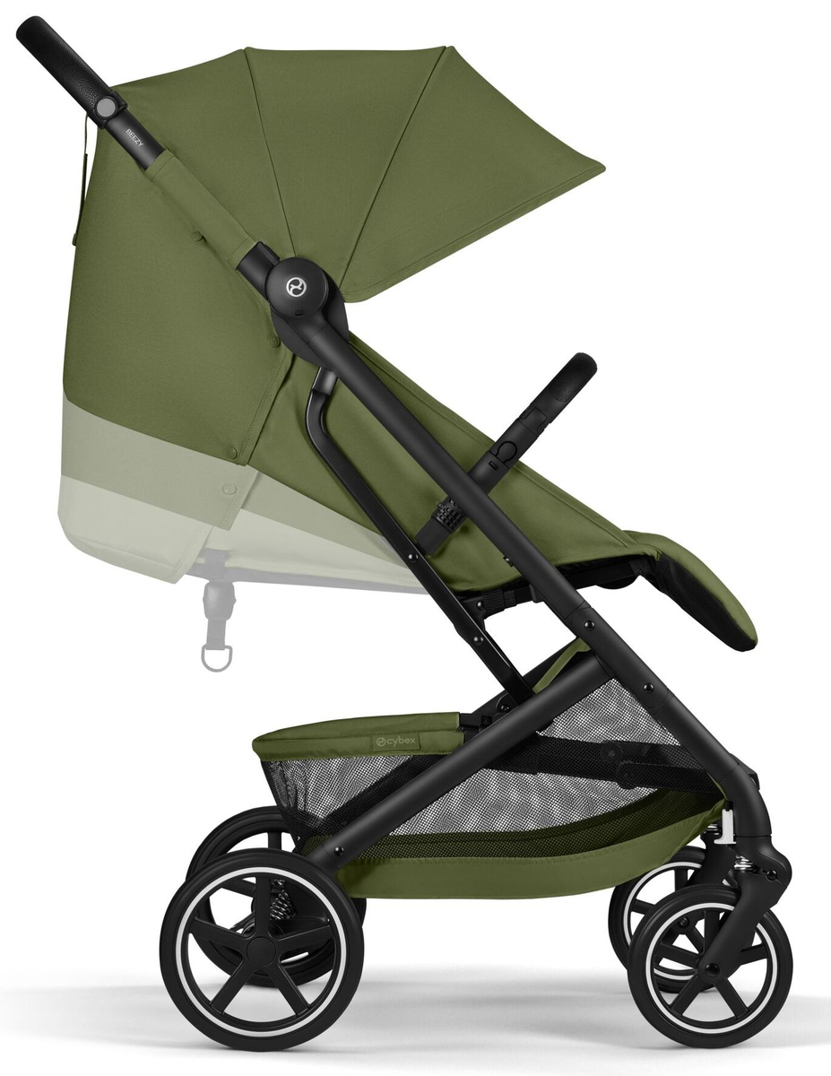 Коляска прогулочная Cybex Beezy 2026 Moss Green, с бампером
