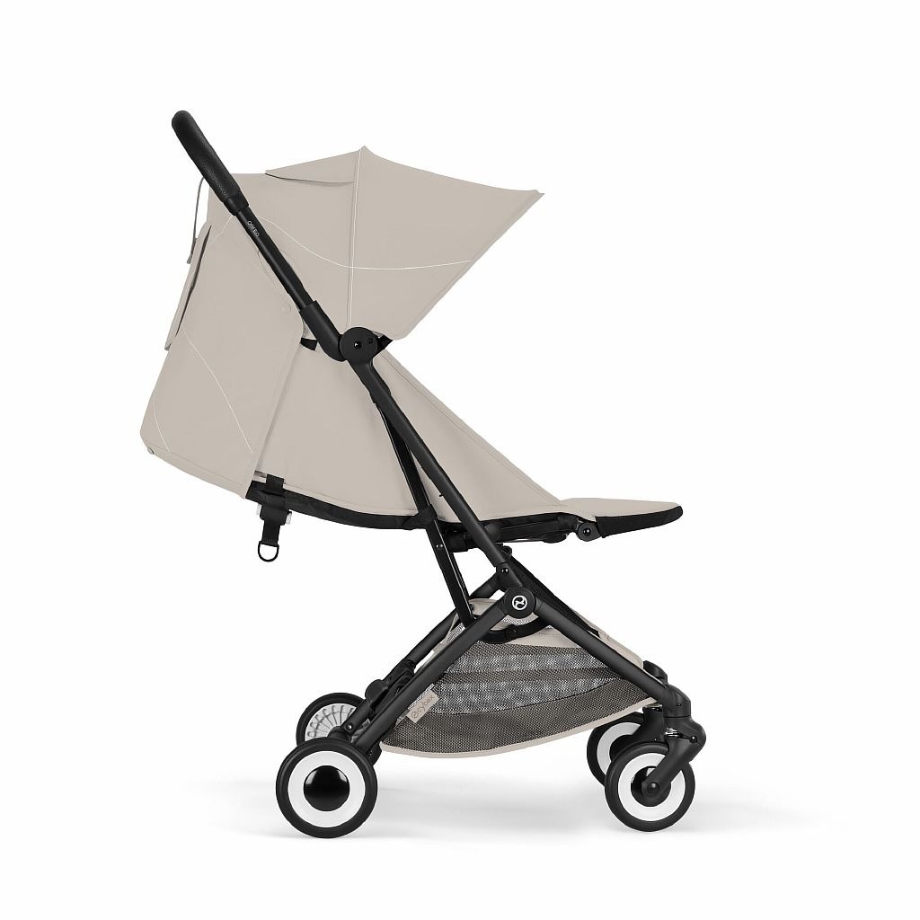 Прогулочная коляска Cybex Orfeo BLK 2026 (с дождевиком и бампером), Dune Grey цвет серый, для детей с 6 месяцев Прогулочная коляска Cybex Orfeo BLK 2026 (с дождевиком и бампером), Dune Grey