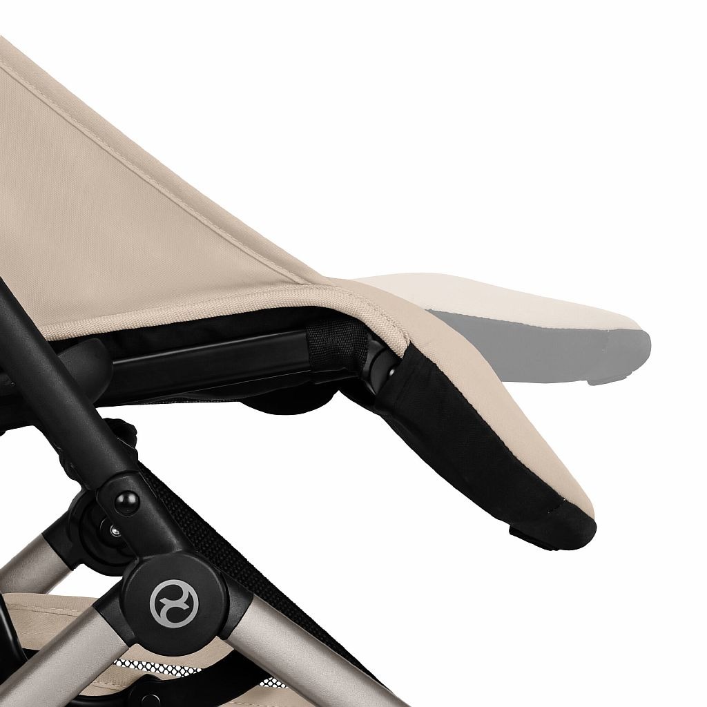 Прогулочная коляска Cybex Orfeo TPE 2026 (с дождевиком и бампером), Almond Beige