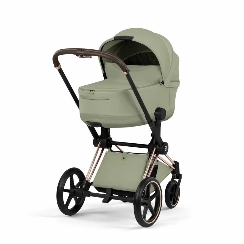 Коляска 2в1 Cybex Priam V шасси RoseGold Style Collection, Sage Green (Зеленый)