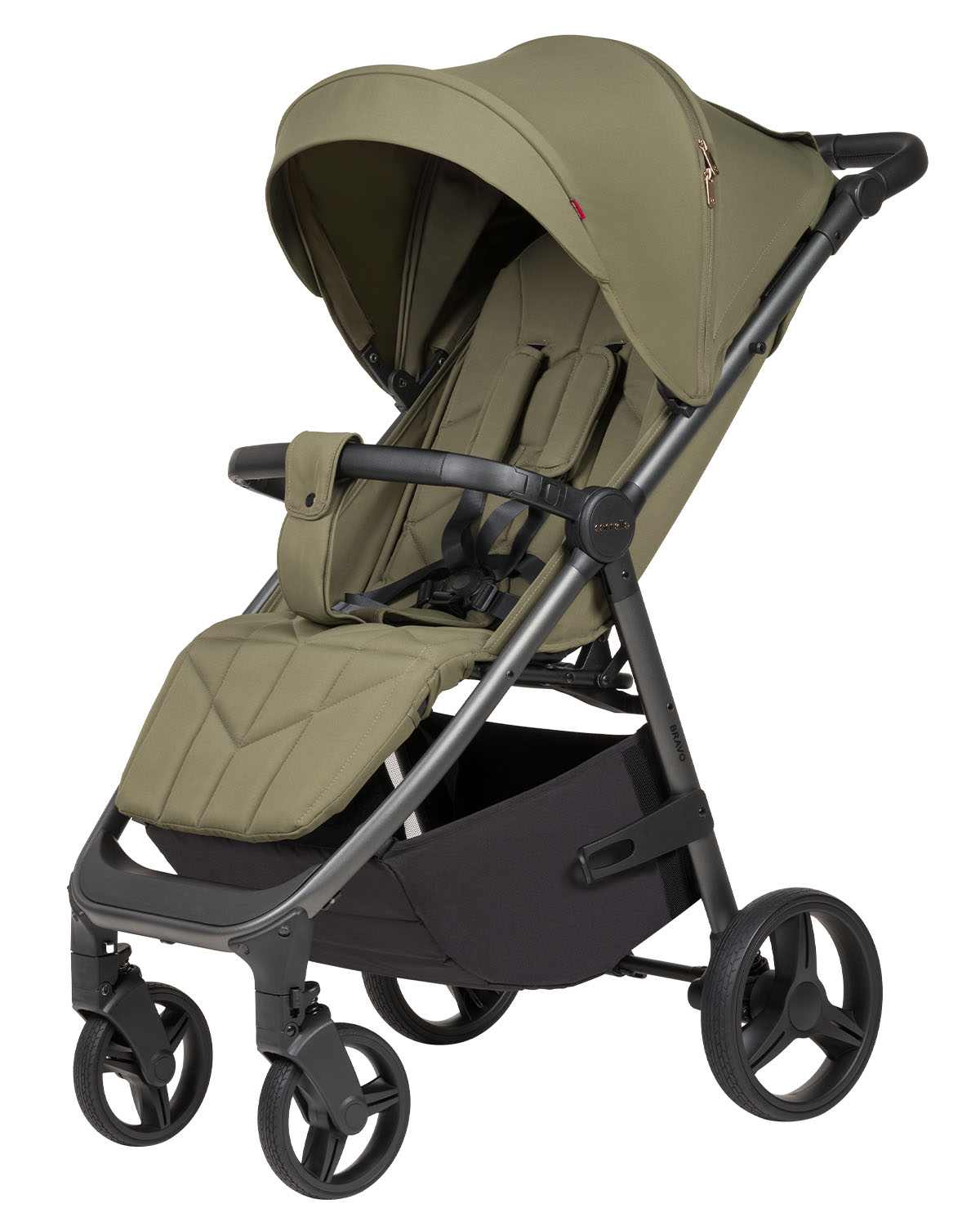 Прогулочная коляска Carrello Bravo CRL-8512 PU, Bergamot Green Прогулочная коляска Carrello Bravo CRL-8512 PU, Bergamot Green