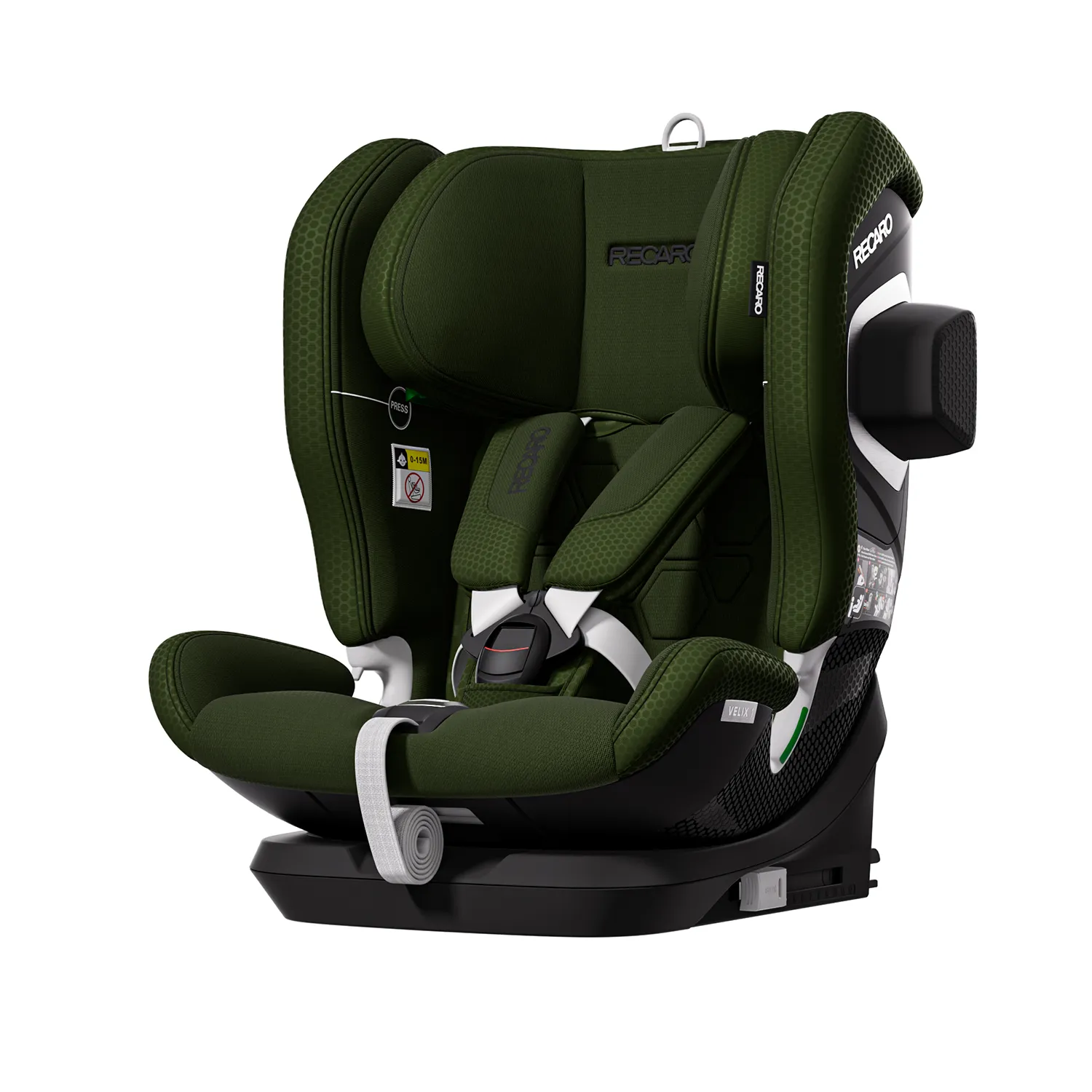 Детское автокресло RECARO Velix 1 Epic Green, группа 1/2/3, 76-150 cм, c 9 месяцев до 12 лет, зеленый цвет Детское автокресло RECARO Velix 1 Epic Green, группа 1/2/3, 76-150 cм, c 9 месяцев до 12 лет, зеленый цвет