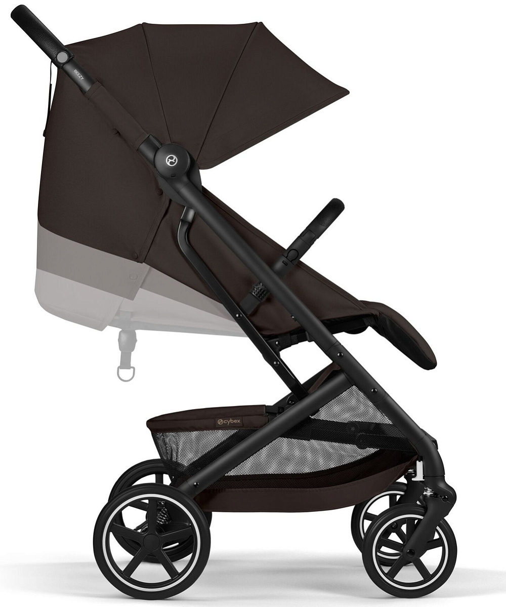 Коляска прогулочная Cybex Beezy 2026 Chocolate Brown, с бампером Коляска прогулочная Cybex Beezy 2026 Chocolate Brown, с бампером