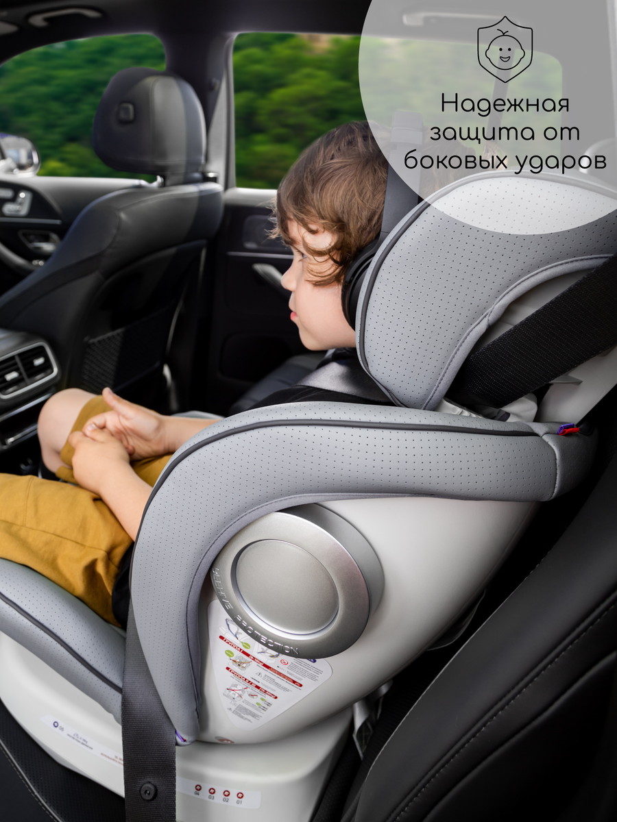 Автокресло детское AmaroBaby Champion Isofix (0-36 кг), графит Автокресло детское AmaroBaby Champion Isofix (0-36 кг), графит
