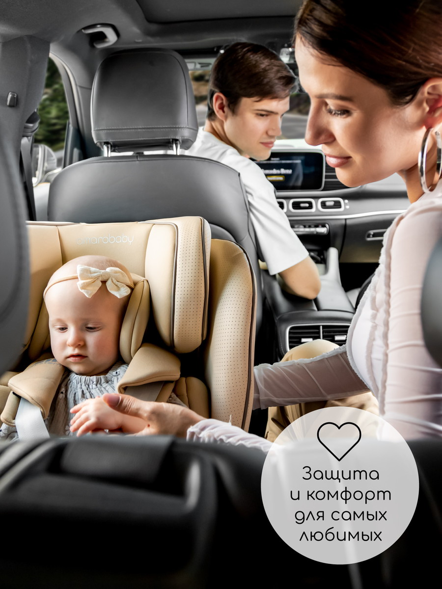 Автокресло детское AmaroBaby Champion Isofix (0-36 кг), графит Автокресло детское AmaroBaby Champion Isofix (0-36 кг), графит