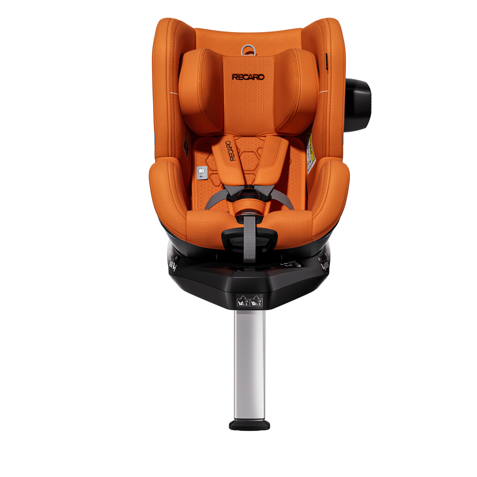 Детское автокресло RECARO Toron 1 KID Vibrant Orange, группа 0/1, 40-105 cм, c 3 месяцев до 4 лет, оранжевый цвет Автокресло Recaro Toron 1 KID Vibrant Orange