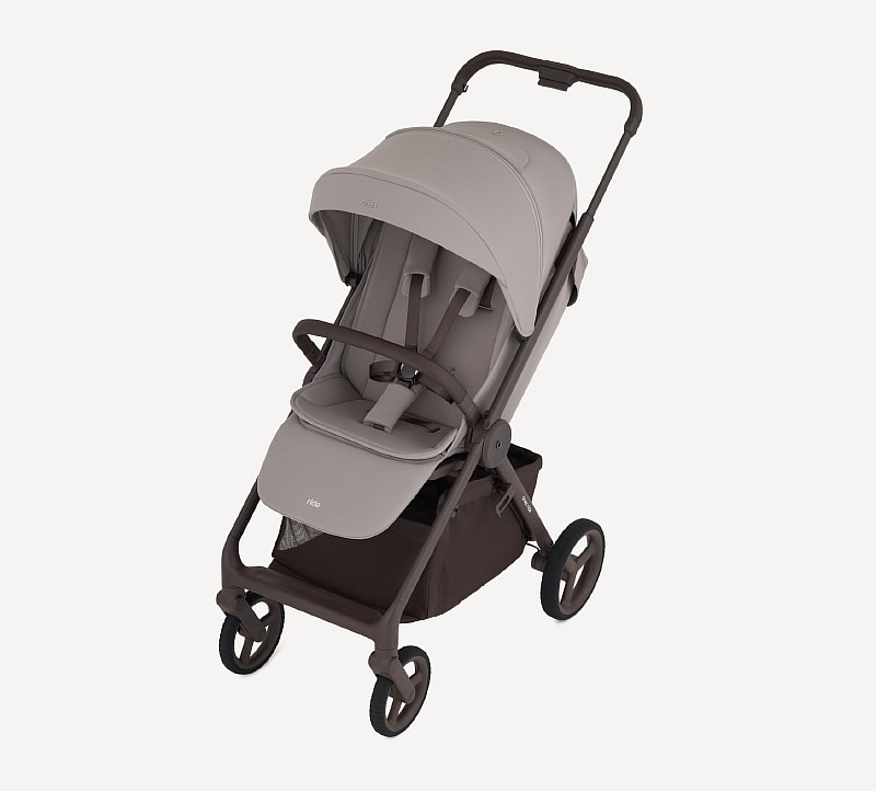 Прогулочная коляска Anex Ride, Chrome (RD-01) серый, подходит для детей с рождения Прогулочная коляска Anex Ride, Chrome (RD-01) серый, подходит для детей с рождения