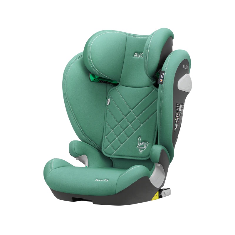 Автокресло Avova Sora-Fix Lime Green, цвет мятный, группа 2/3, для детей с 3 до 12 лет