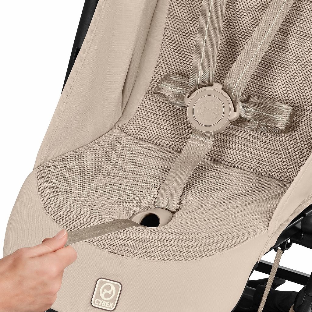 Прогулочная коляска Cybex Orfeo TPE 2026 (с дождевиком и бампером), Almond Beige