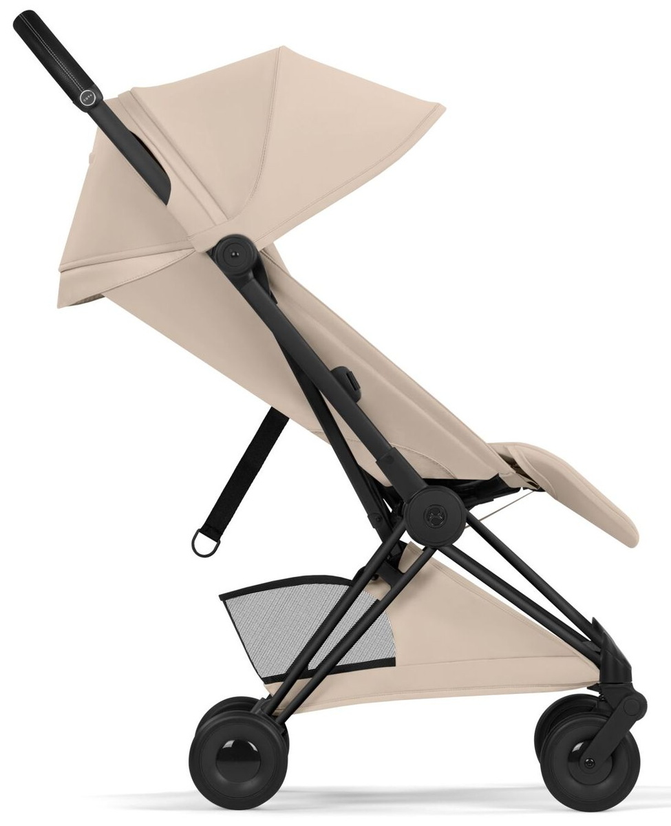 Прогулочная коляска Cybex Coya BLK Cozy Beige с дождевиком