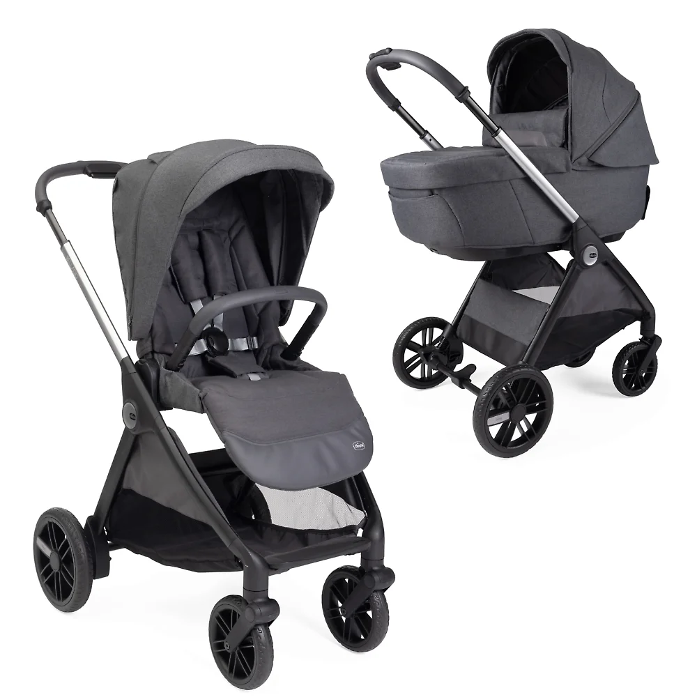 Коляска Chicco Bellagio 2 в 1, Black Satin