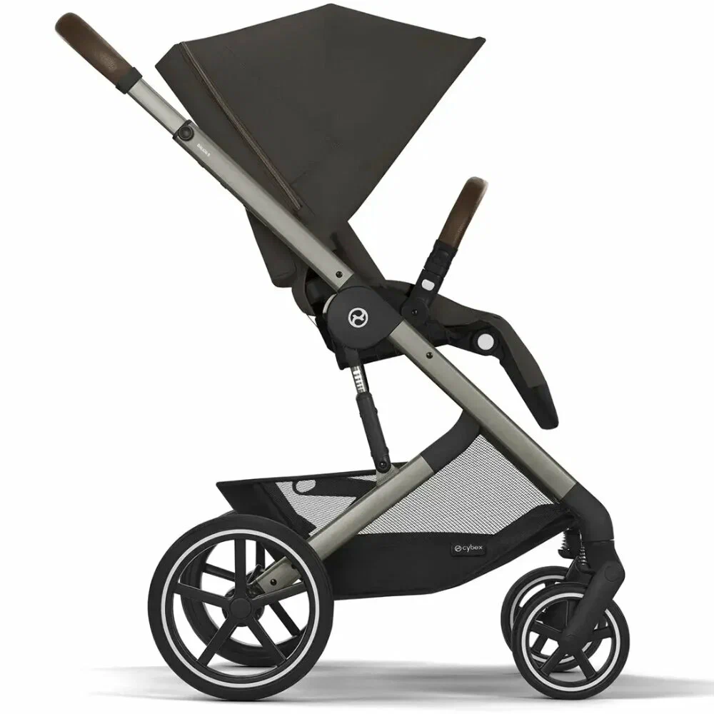 Прогулочная коляска Cybex Balios S Lux 2025 Chocolate Brown, в комплекте с дождевиком Прогулочная коляска Cybex Balios S Lux 2025 Chocolate Brown