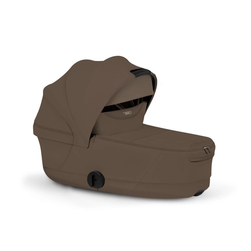 Коляска 3в1 Cybex Priam V шасси Matt Black Style Collection, Coconut Brown (Коричневый)