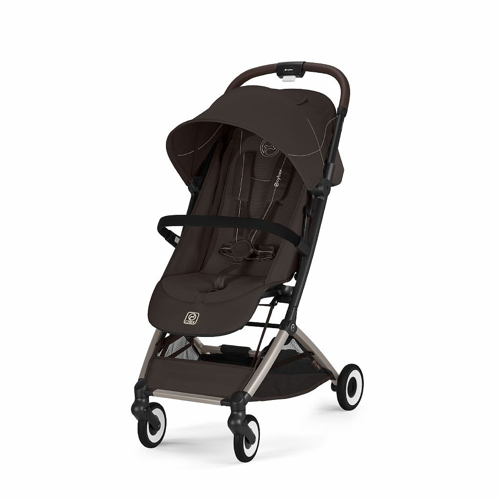 Прогулочная коляска Cybex Orfeo TPE 2026 (с дождевиком и бампером), Chocolate Brown цвет коричневый, для детей с 6 месяцев