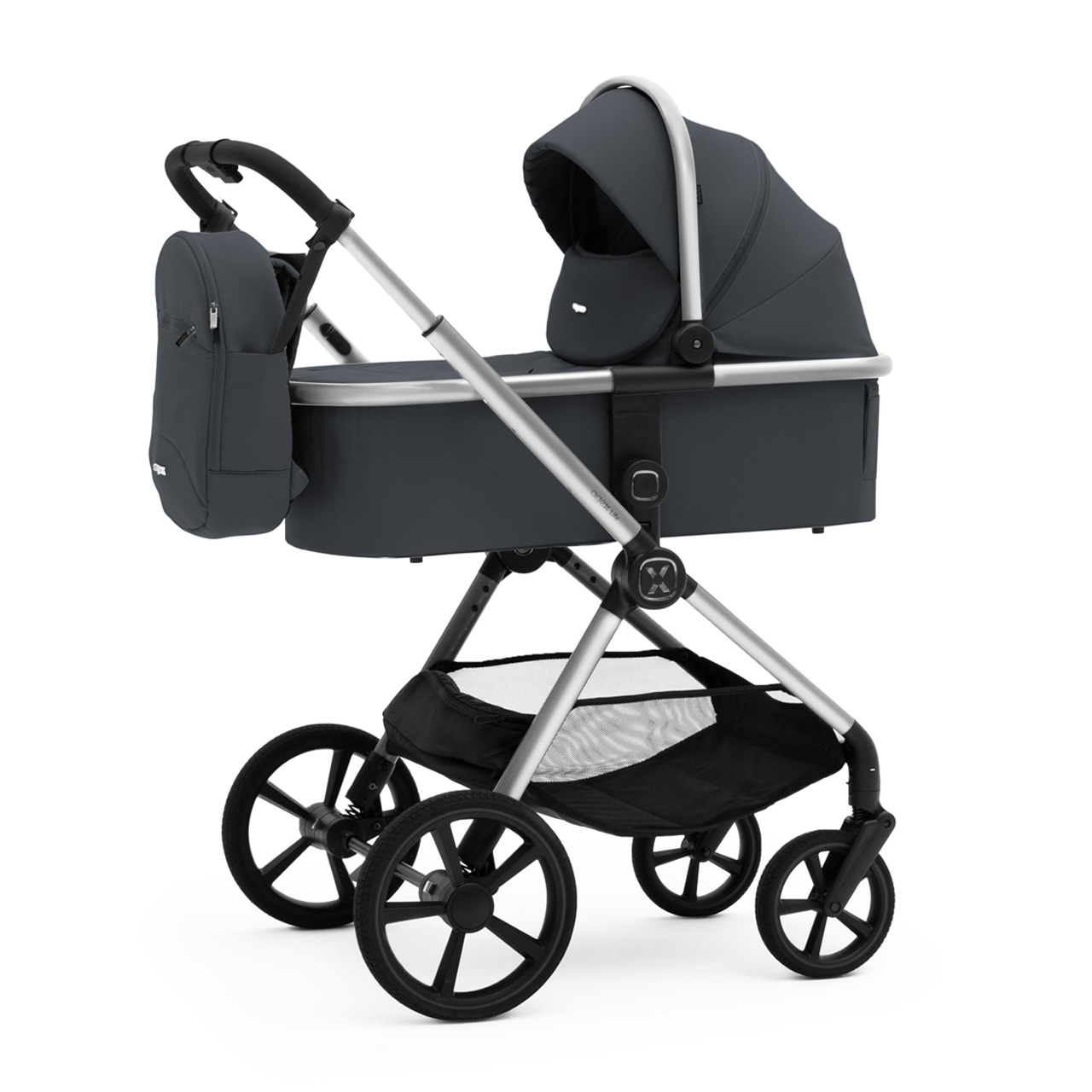 Коляска 2 в 1 Agex Life, Midnight Grey (Темно-серый) Коляска 2 в 1 Agex Life, Midnight Grey (Темно-серый)