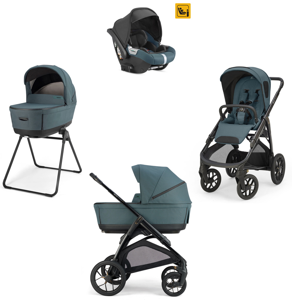 Коляска 3в1 Inglesina Aptica XT Darwin i-Size, Himalaya Blue Коляска 3в1 Inglesina Aptica XT Darwin i-Size, Himalaya Blue