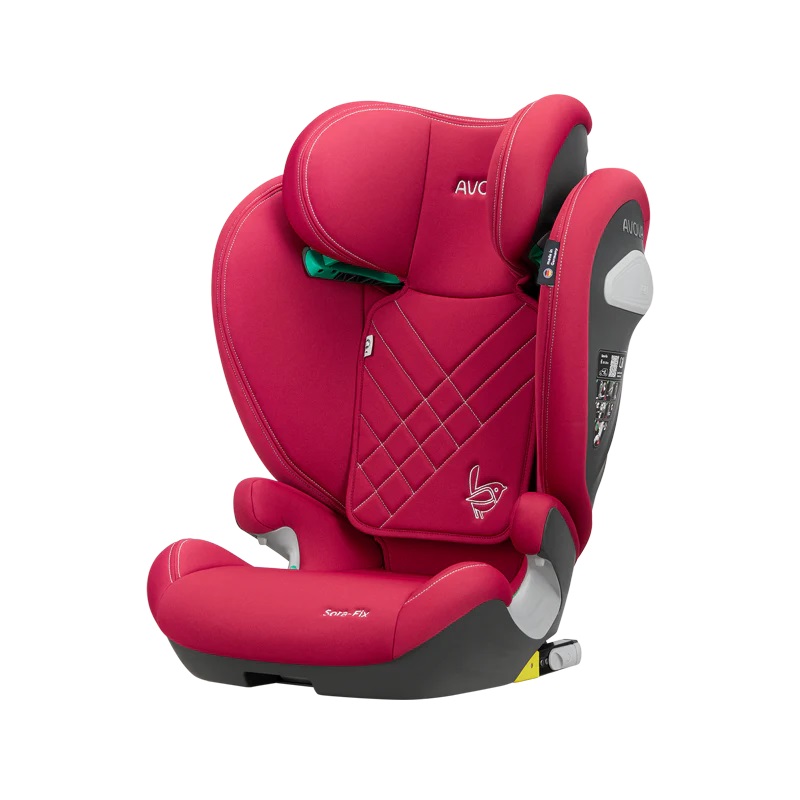 Автокресло Avova Sora-Fix Berry Pink, цвет розовый, группа 2/3, для детей с 3 до 12 лет