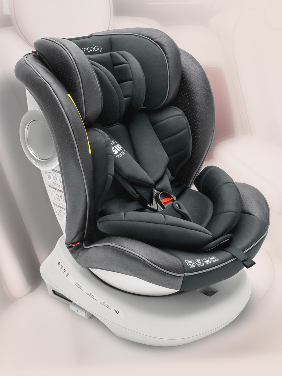 Автокресло детское AmaroBaby Champion Isofix (0-36 кг), графит Автокресло детское AmaroBaby Champion Isofix (0-36 кг), графит