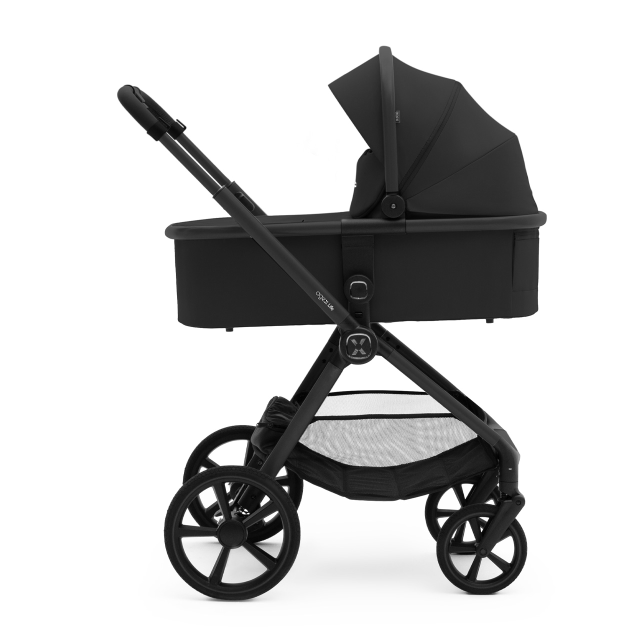 Коляска 2 в 1 Agex Life, The Black (Черный) Коляска 2 в 1 Agex Life, The Black (Черный)