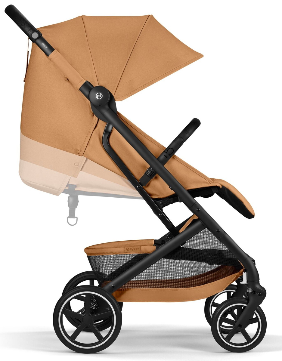 Коляска прогулочная Cybex Beezy 2026  Cinnamon Yellow, с бампером