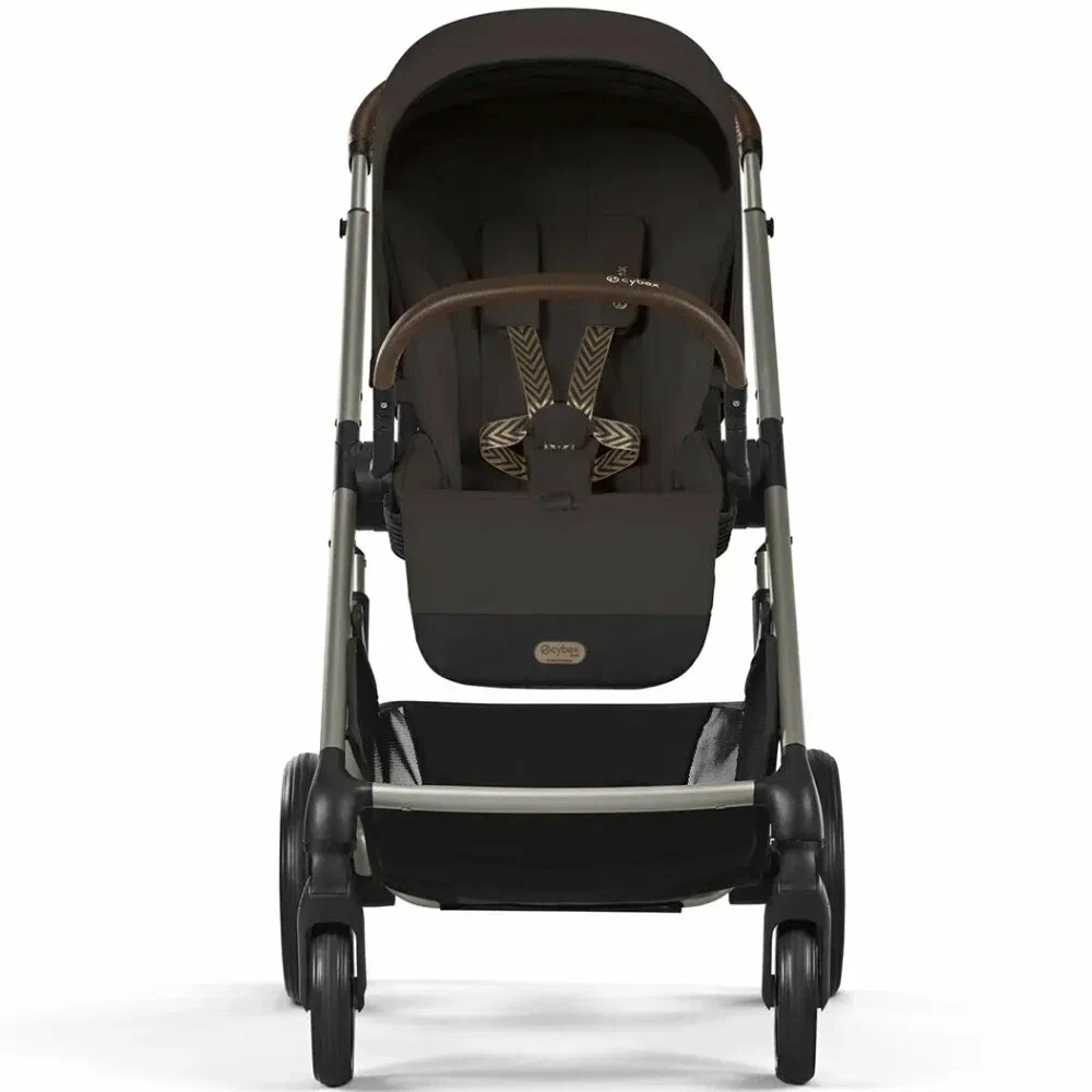 Прогулочная коляска Cybex Balios S Lux 2025 Chocolate Brown, в комплекте с дождевиком Прогулочная коляска Cybex Balios S Lux 2025 Chocolate Brown