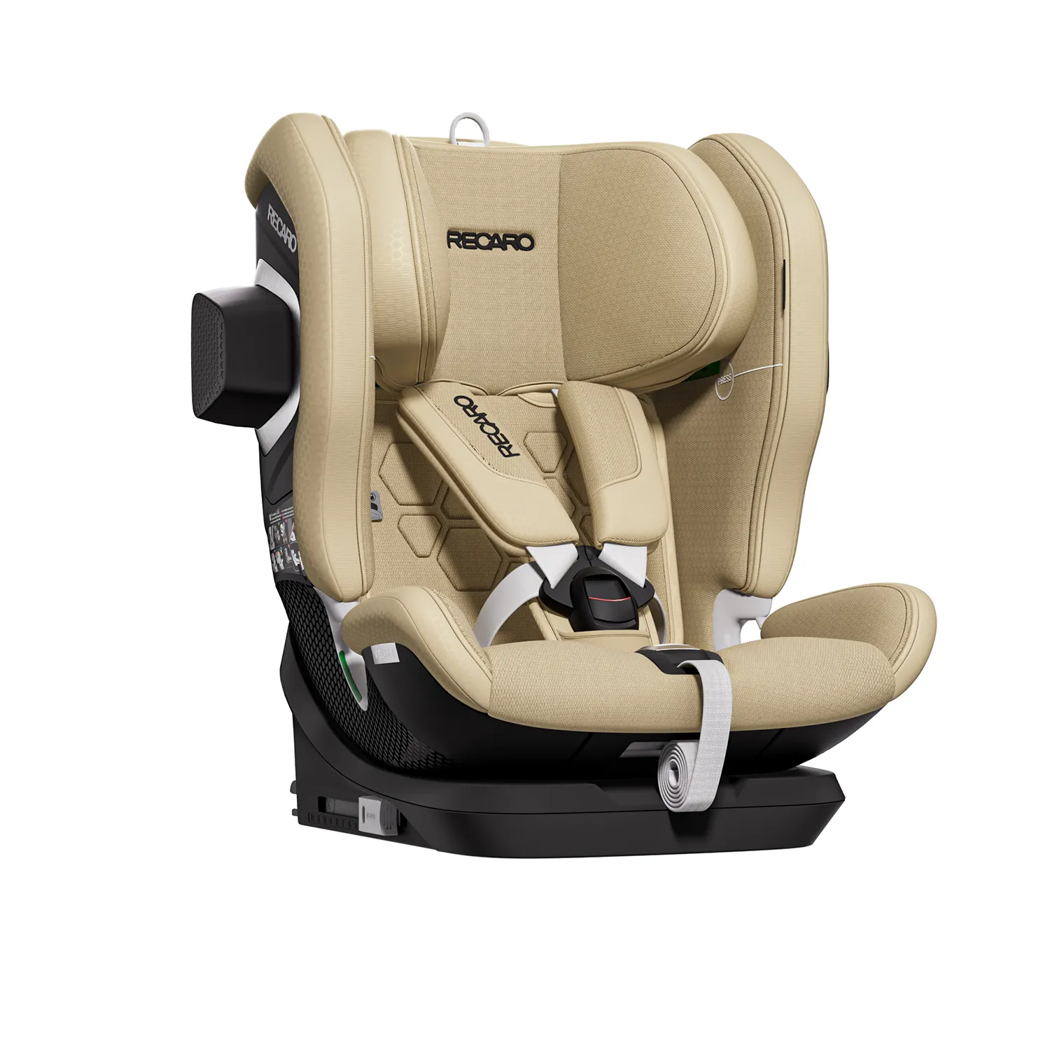 Детское автокресло RECARO Velix 1 Elegant Beige, группа 1/2/3, 76-150 cм, c 9 месяцев до 12 лет, бежевый цвет Автокресло Recaro Velix 1 Elegant Beige