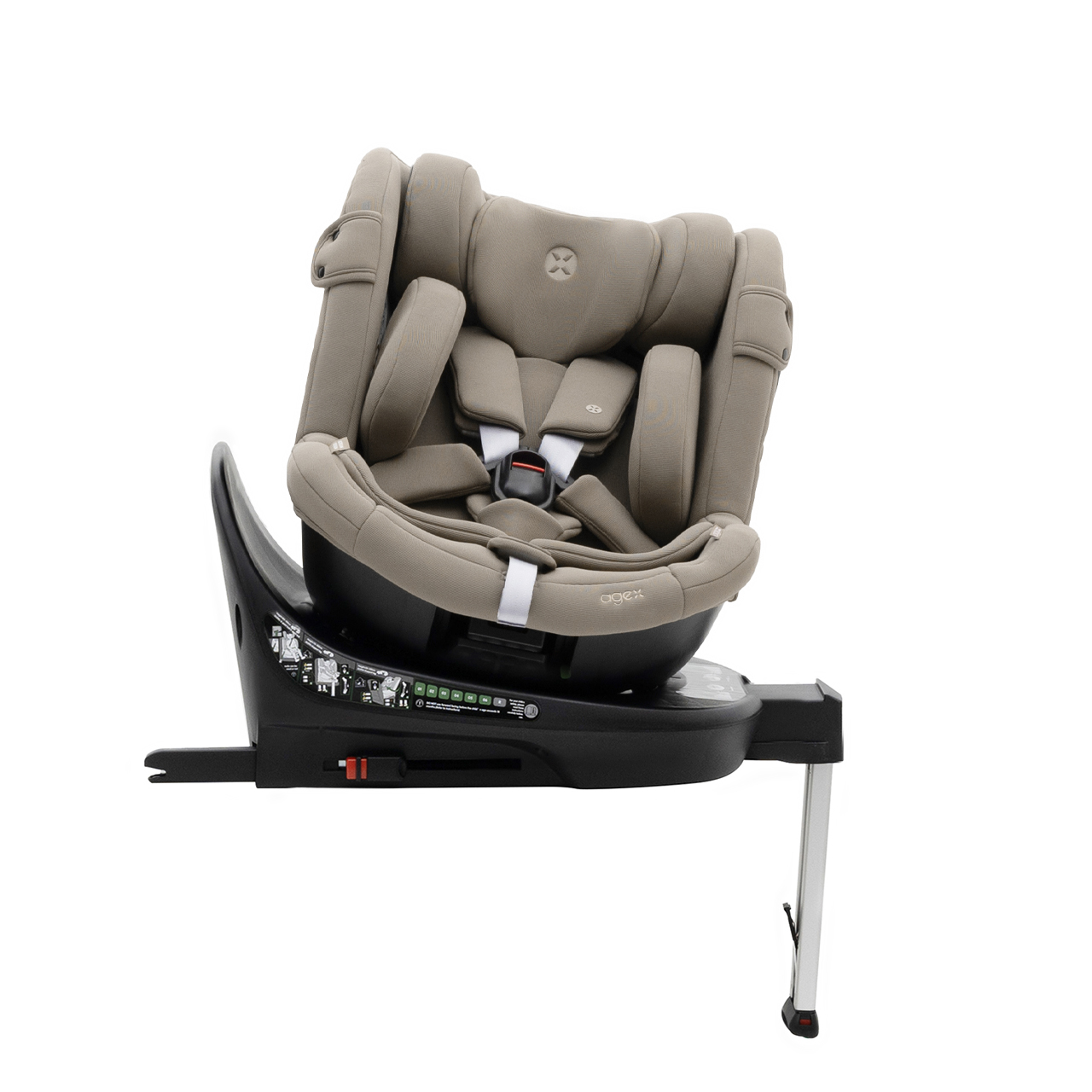 Автокресло Agex Drive i-Fix (0-36 кг), Luxury Beige (Бежевый)