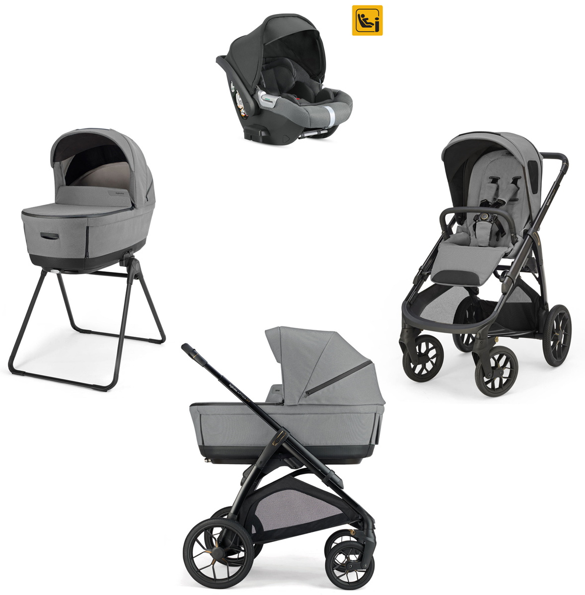 Коляска 3в1 Inglesina Aptica XT Darwin i-Size, Canyon grey Коляска 3в1 Inglesina Aptica XT Darwin i-Size, Canyon grey