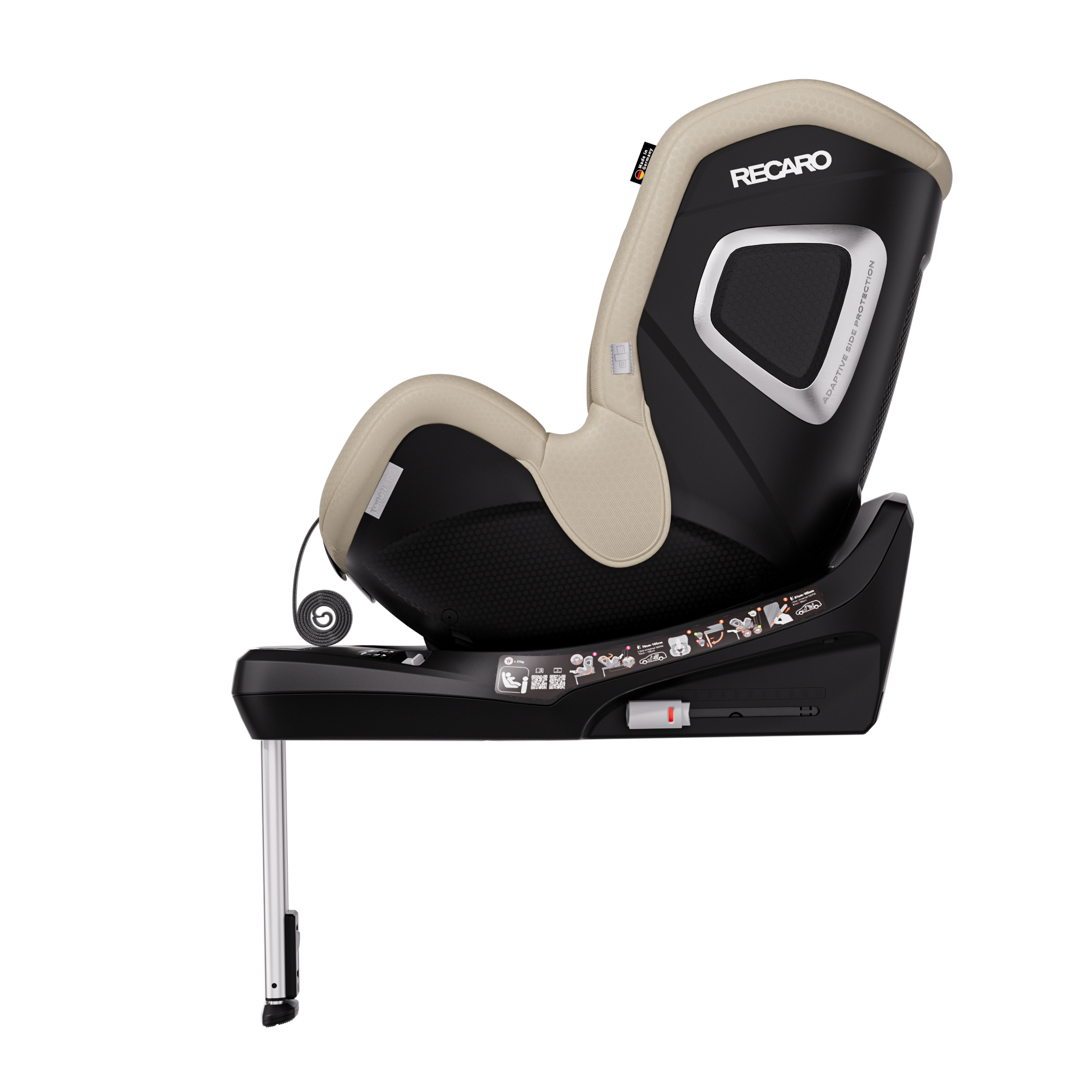 Автокресло Recaro Toron 1 KID Elegant Beige