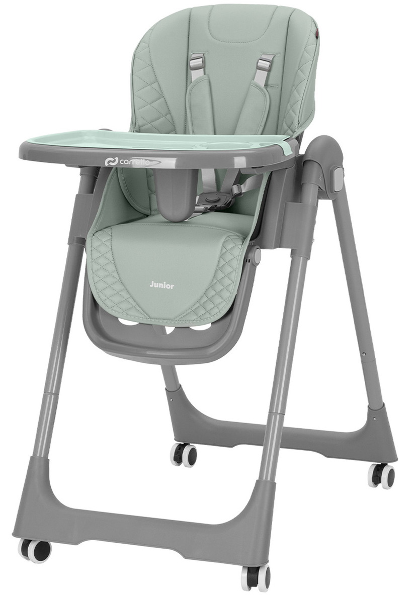 Стульчик-качели для кормления Carrello Junior CRL-1412 Dark Green, цвет темно=зеленый, с 6 месяцев