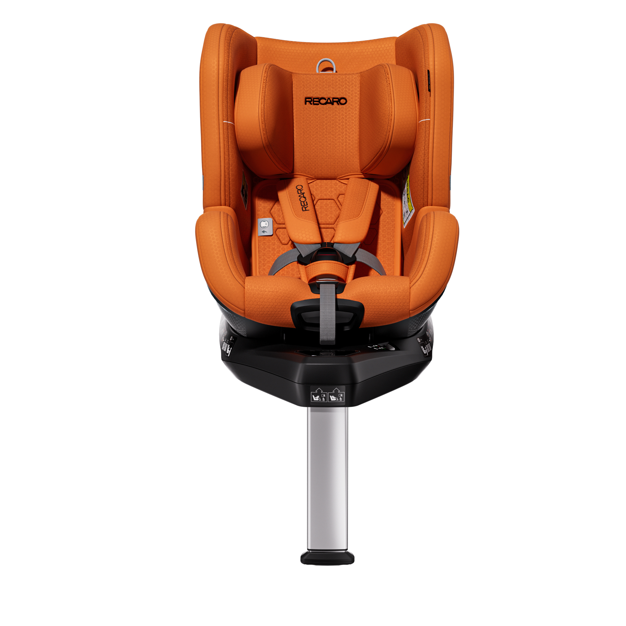 Детское автокресло RECARO Toron 1 KID Vibrant Orange, группа 0/1, 40-105 cм, c 3 месяцев до 4 лет, оранжевый цвет Автокресло Recaro Toron 1 KID Vibrant Orange