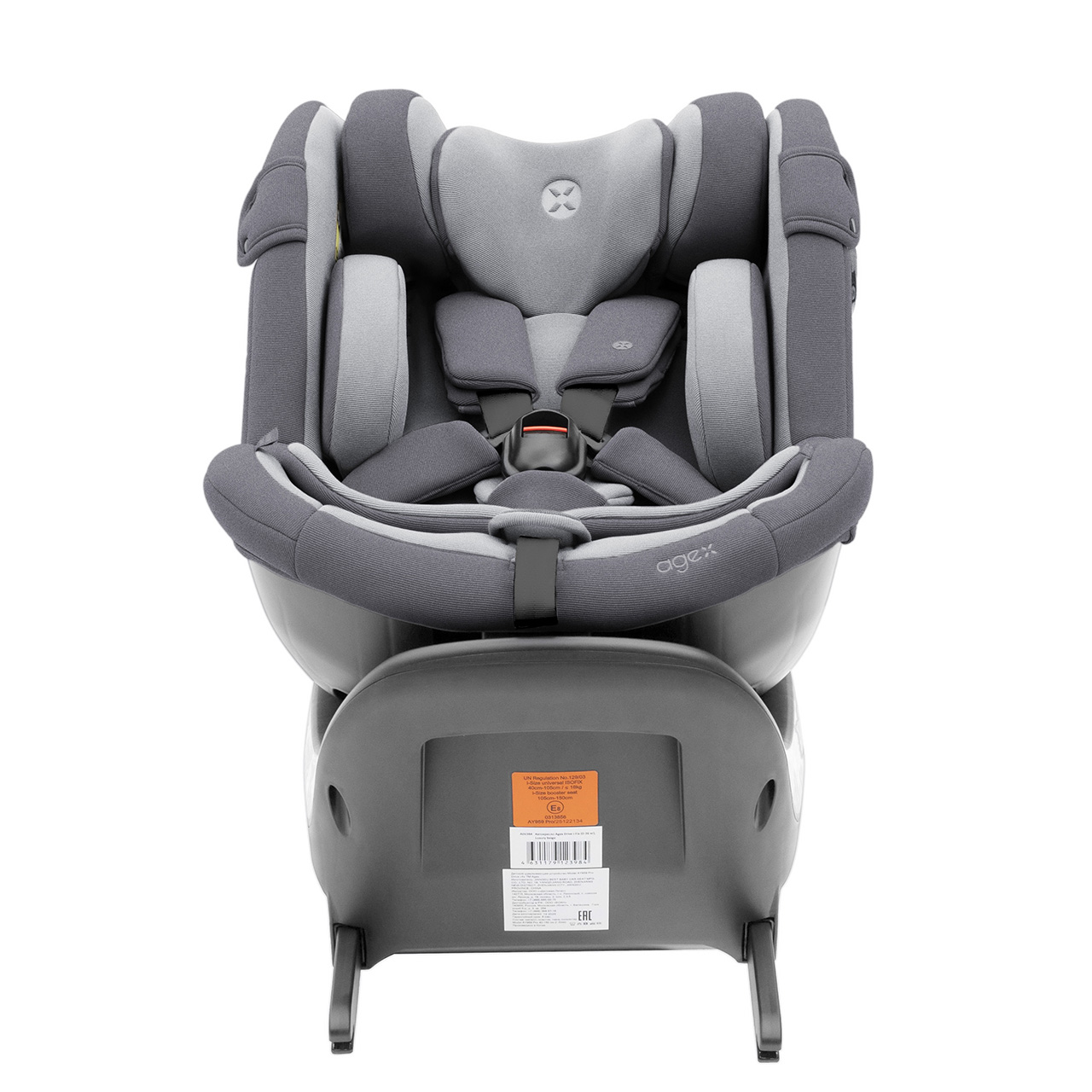 Автокресло Agex Drive i-Fix (0-36 кг), Grey (Серый) Автокресло Agex Drive i-Fix (0-36 кг), Grey (Серый)