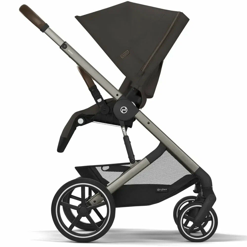 Прогулочная коляска Cybex Balios S Lux 2025 Chocolate Brown, в комплекте с дождевиком Прогулочная коляска Cybex Balios S Lux 2025 Chocolate Brown