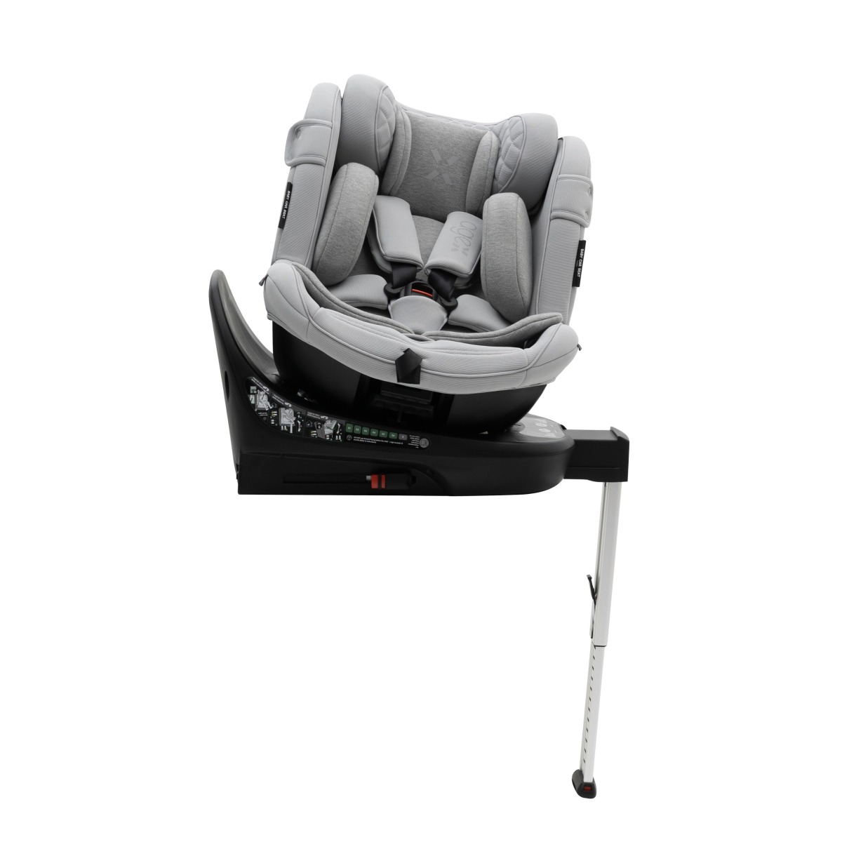Автокресло Agex Drive i-Fix (0-36 кг), Luxury Grey (Серый)