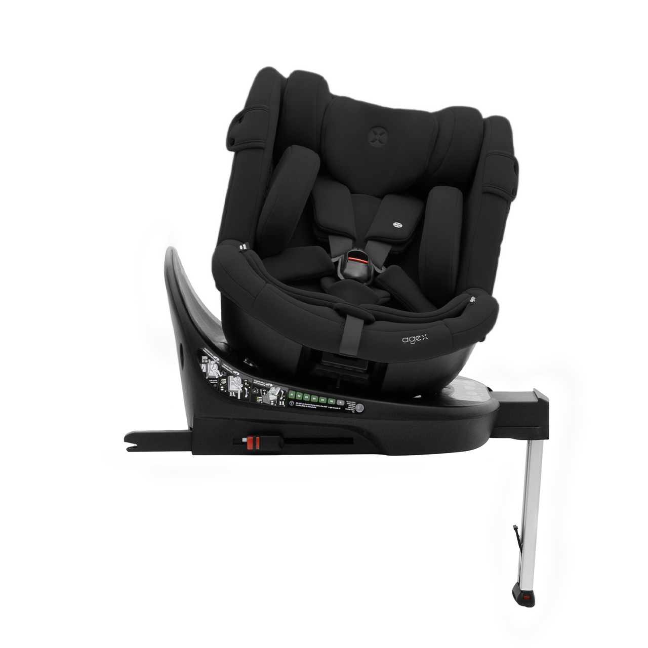 Автокресло Agex Drive i-Fix (0-36 кг), Black (Черный)
