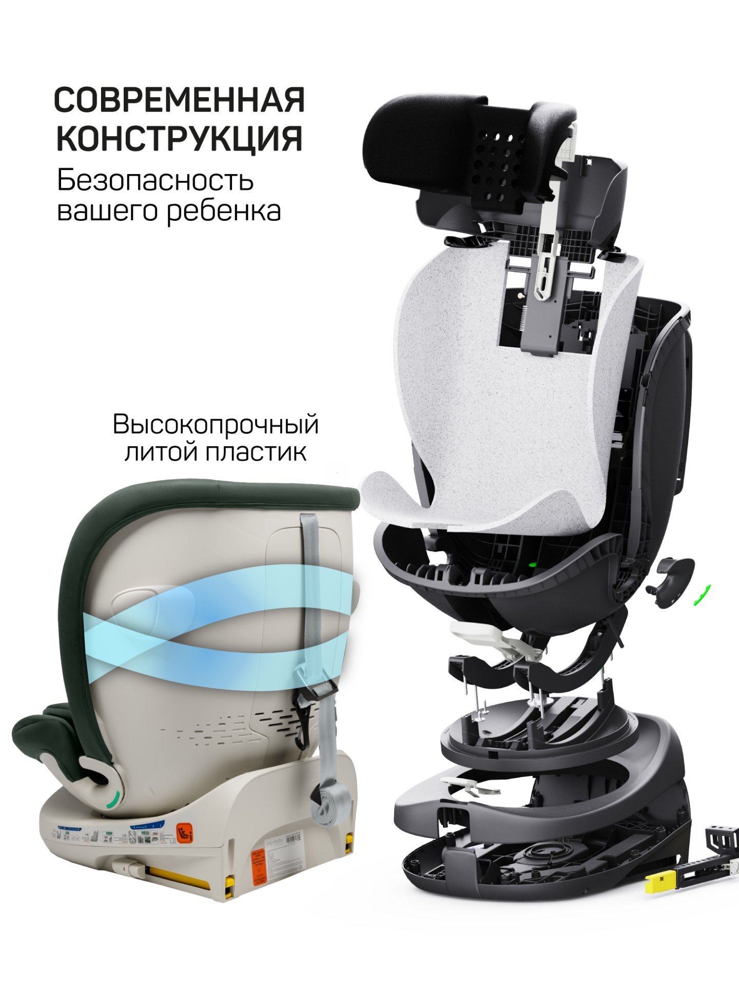 Автокресло AmaroBaby Defender, зеленый Автокресло AmaroBaby Defender, зеленый