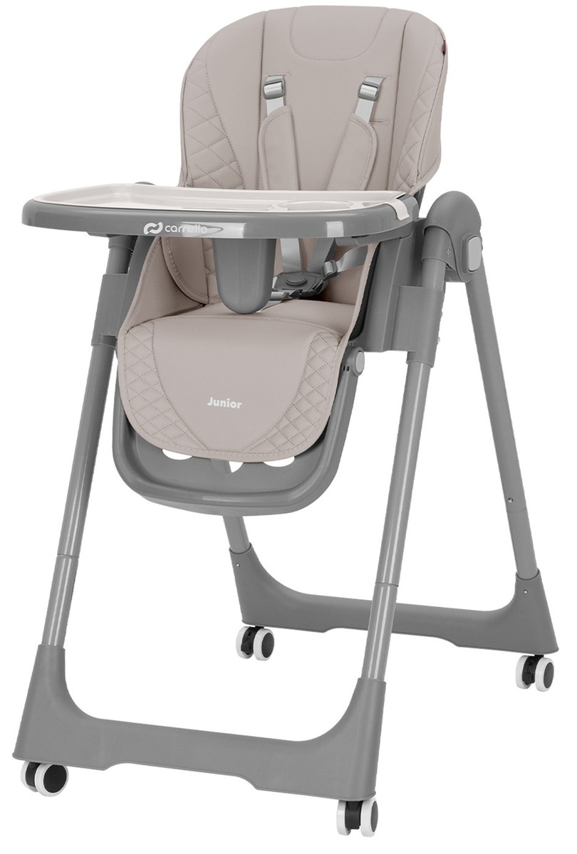 Стульчик-качели для кормления Carrello Junior CRL-1412 Beige, цвет бежевый, с 6 месяцев