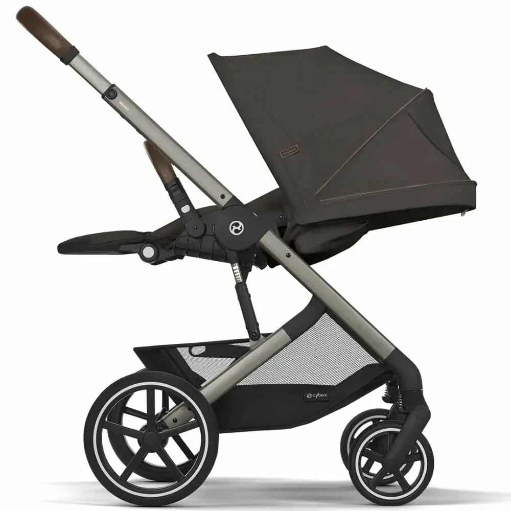 Прогулочная коляска Cybex Balios S Lux 2025 Chocolate Brown, в комплекте с дождевиком Прогулочная коляска Cybex Balios S Lux 2025 Chocolate Brown